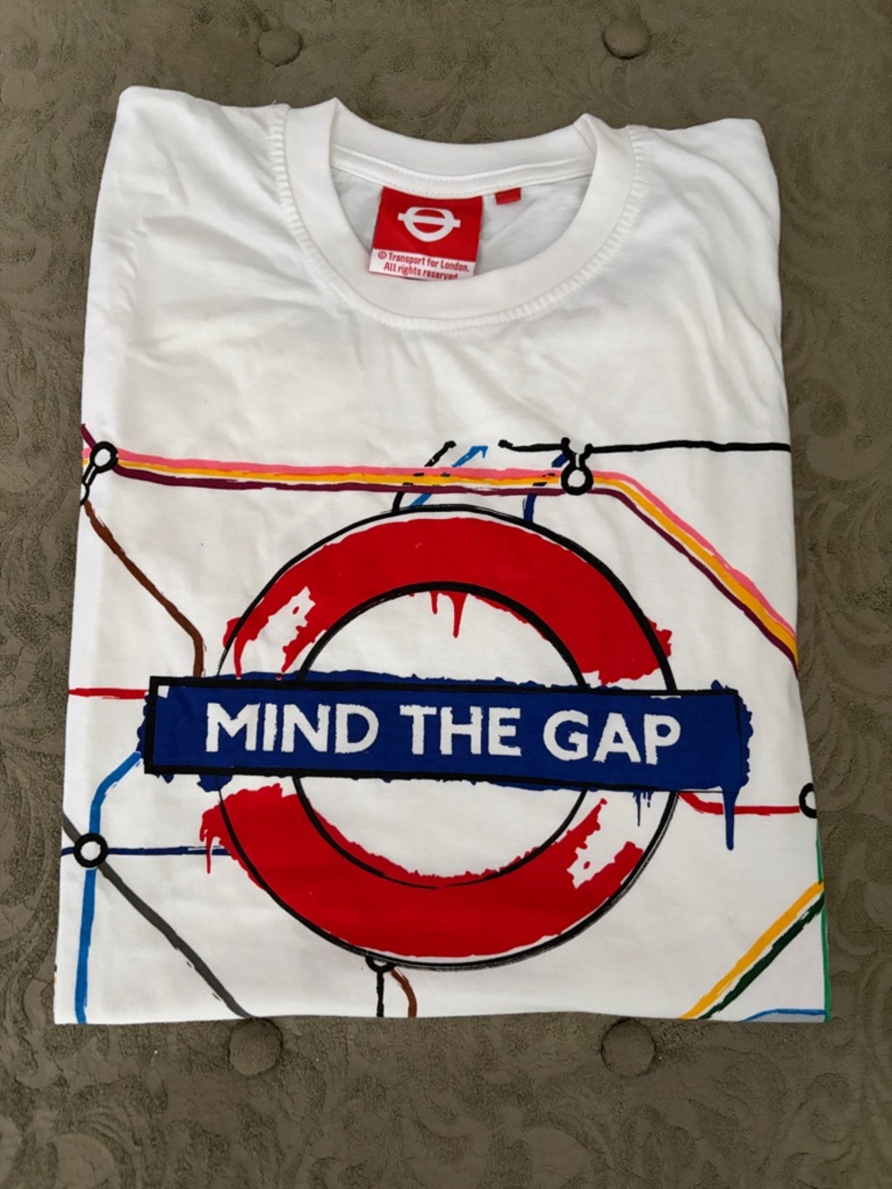NWOT Mind The Gap Official Tee from Transport for London - Picture 2 of 4